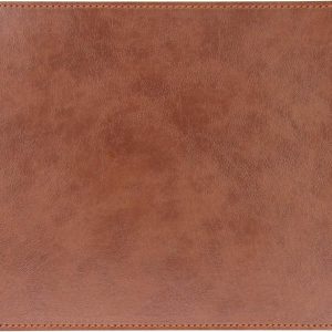 Non-Slip Rubber Base Leather Mousepad for Laptop Computer PC Personality Desings Gaming Mouse Pad Mat 9.45 X 7.87 inch (Leahter Mouse Pad-Coffee, 9.45 X 7.87 inch)